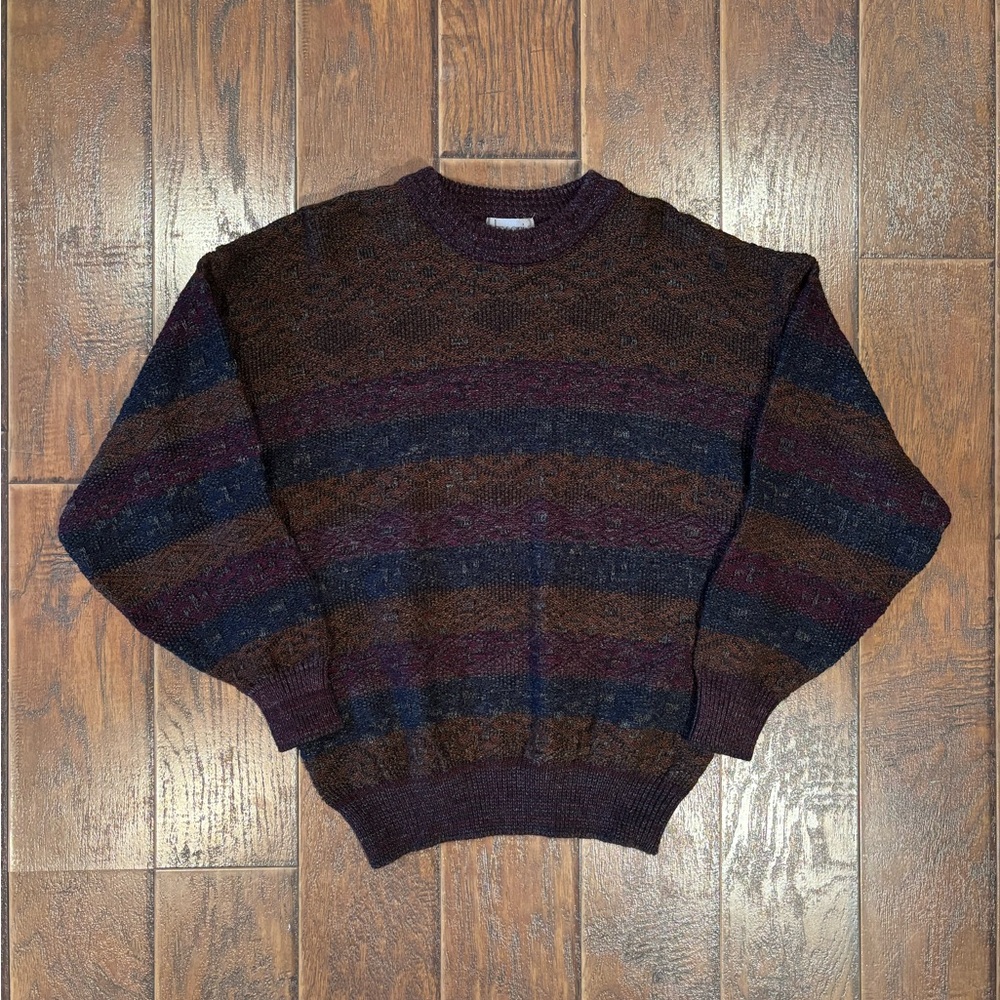 Vintage 90s Tosani 3D Style Knit Sweater